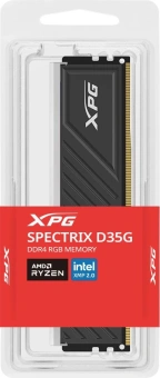 Память DDR4 16GB 3200MHz A-Data AX4U320016G16A-SBKD35G XPG Spectrix D35G RGB RTL PC4-25600 CL16 DIMM 288-pin 1.35В dual rank с радиатором Ret - купить недорого с доставкой в интернет-магазине