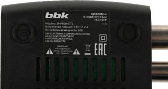 Ресивер DVB-T2 BBK SMP028HDT2 черный - купить недорого с доставкой в интернет-магазине