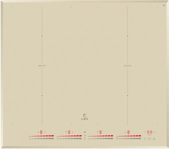 Индукционная варочная поверхность Lex EVI 641C I IV слоновая кость - купить недорого с доставкой в интернет-магазине