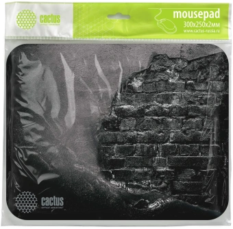Коврик для мыши Cactus Brick Wall рисунок 300x250x3мм (CS-MP-DWM) - купить недорого с доставкой в интернет-магазине