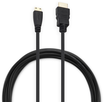 Кабель аудио-видео Buro mini-HDMI (m)/HDMI (m) 3м. черный (BHP-MINHDMI-3) - купить недорого с доставкой в интернет-магазине