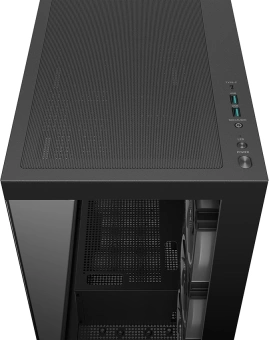 Корпус Deepcool CG580 4F V2 черный без БП ATX 6x120mm 4x140mm 2xUSB3.0 audio bott PSU - купить недорого с доставкой в интернет-магазине