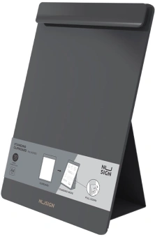 Папка-планшет Deli Nusign ENS503 BLACK A4 пенополипропилен черный на подставке - купить недорого с доставкой в интернет-магазине