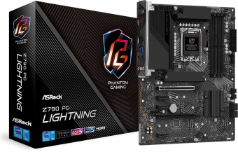 Материнская плата Asrock Z790 PG LIGHTNING Soc-1700 Intel Z790 4xDDR5 ATX AC`97 8ch(7.1) 2.5Gg RAID+HDMI - купить недорого с доставкой в интернет-магазине
