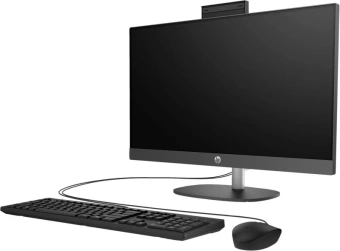 Моноблок HP ProOne 240 G10 23.8" Full HD i5 1335U (1.3) 8Gb SSD512Gb UHDG Free DOS GbitEth WiFi BT 90W клавиатура мышь Cam черный 1920x1080 - купить недорого с доставкой в интернет-магазине