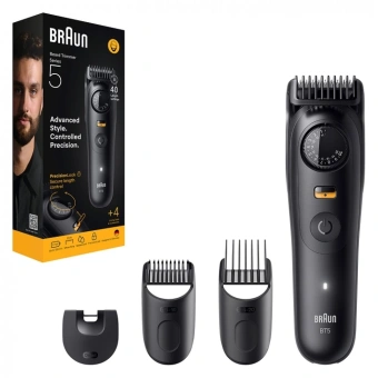 Триммер Braun BT5520 черный (насадок в компл:3шт) - цена, купить или заказать с доставкой в интернет-магазине Триммер Braun BT5520 черный (насадок в компл:3шт) - купить недорого с доставкой в интернет-магазине