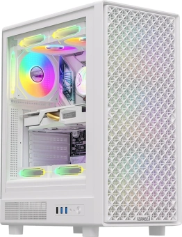 Корпус Formula Mana Dynamic AR белый без БП ATX 4x120mm 2x140mm 2xUSB3.0 1xUSB3.1 audio bott PSU - купить недорого с доставкой в интернет-магазине