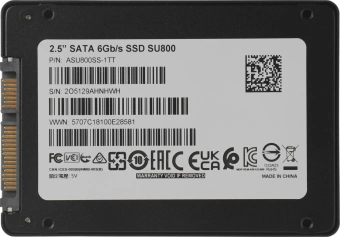 Накопитель SSD A-Data SATA-III 1TB ASU800SS-1TT-C SU800 2.5" - купить недорого с доставкой в интернет-магазине