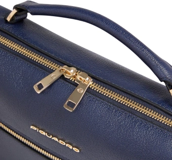 Сумка женская Piquadro Patricia BD6954W140/BLU темно-синяя натур.кожа - купить недорого с доставкой в интернет-магазине
