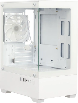 Корпус Accord ACC-ZCU2W белый без БП mATX 5x120mm 2xUSB2.0 1xUSB3.0 audio bott PSU - купить недорого с доставкой в интернет-магазине