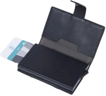 Чехол для кредитных карт Piquadro S137 PP5649S137R/N черный металл - купить недорого с доставкой в интернет-магазине