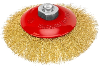 Щетка дисковая по мет. Matrix 74616 d=125мм d(посад.)=14мм (угловые шлифмашины) (упак.:1шт) - купить недорого с доставкой в интернет-магазине