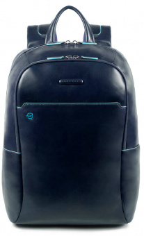 Рюкзак Piquadro Blue Square CA4762B2/BLU2 синий кожа - купить недорого с доставкой в интернет-магазине
