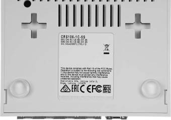 Коммутатор MikroTik CRS106-1C-5S (L2) 1xКомбо(1000BASE-T/SFP) 5SFP управляемый - купить недорого с доставкой в интернет-магазине