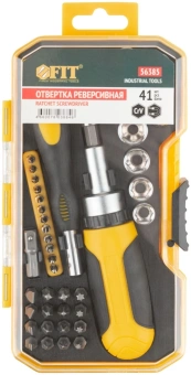 Набор отверток FIT 56385 в компл.:41 предмет жесткий кейс - купить недорого с доставкой в интернет-магазине