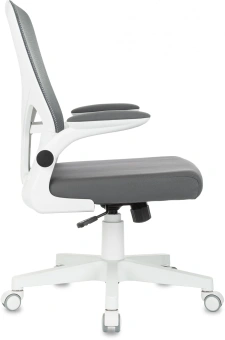 Кресло Бюрократ ASTER N-W темно-серый TW-04 Neo Grey сетка/ткань крестов. пластик пластик белый - купить недорого с доставкой в интернет-магазине