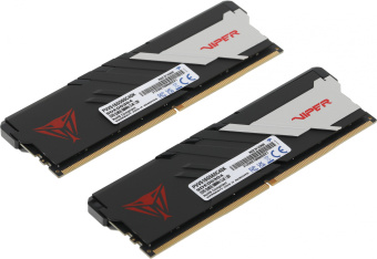 Память DDR5 2x8Gb 5600MHz Patriot PVV516G560C40K Viper Venom RTL Gaming PC5-44800 CL40 DIMM 288-pin 1.25В kit с радиатором Ret - купить недорого с доставкой в интернет-магазине