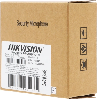 Микрофон Hikvision DS-2FP2020 - купить недорого с доставкой в интернет-магазине