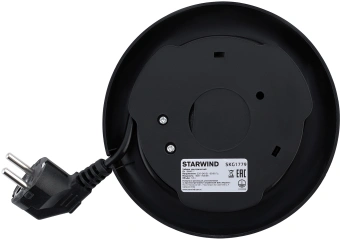 Чайник электрический Starwind SKG1779 1.8л. 1700Вт прозрачный/черный корпус: стекло - купить недорого с доставкой в интернет-магазине