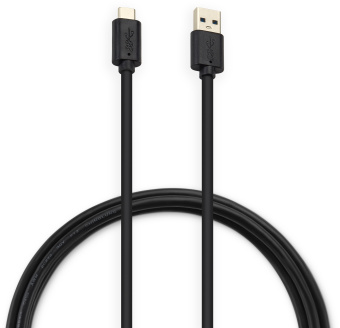 Кабель Buro BHP USB-TPC-1.8 USB (m)-USB Type-C (m) 1.8м черный - купить недорого с доставкой в интернет-магазине