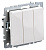 Выключатель IEK Brite ВС10-3-0-БрБ скрыт. 3кл. IP20 белый (упак.:1шт) (BR-V30-0-10-K01)