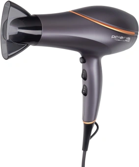 Фен Polaris PHD 2290Ti Tourmaline PROF 2200Вт графитовый/золотистый (PHD 2290TI) - купить недорого с доставкой в интернет-магазине