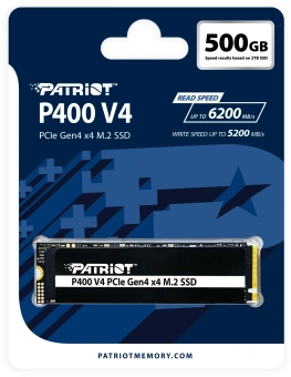 Накопитель SSD Patriot PCIe 4.0 x4 500GB P400VP500GM28H P400 V4 M.2 2280 - купить недорого с доставкой в интернет-магазине