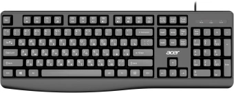 Клавиатура Acer OKW301 черный USB (ZL.KBDCC.01A) кабель 1.8м - купить недорого с доставкой в интернет-магазине