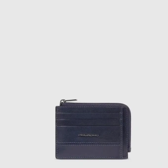 Чехол для кредитных карт Piquadro Philip PP4822W136R/BLU синий натур.кожа - купить недорого с доставкой в интернет-магазине