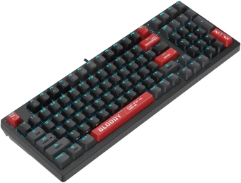 Клавиатура A4Tech AT98 черный/красный USB for gamer LED кабель 1.8м - купить недорого с доставкой в интернет-магазине