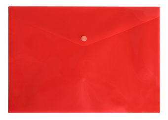 Конверт на кнопке Бюрократ DeLuxe DL801RED/1 A4 пластик 0.18мм красный - купить недорого с доставкой в интернет-магазине