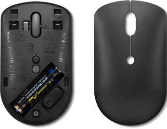 Мышь Lenovo 400 черный оптическая 2400dpi беспров. USB-C 3but (GY51D20865) - купить недорого с доставкой в интернет-магазине