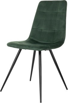 Стул для дома Бюрократ CH-K1 зеленый Holland 30 металл черный на ножках (CH-K1_1/HL30) - купить недорого с доставкой в интернет-магазине