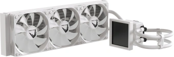 Система водяного охлаждения Formula Ice Jet Vision 360 ARGB Soc-AM5/AM4/1200/2066/1700/1851 белый 4-pin 1-27dB Al+Cu LCD 315W 2020gr Ret (ICE JET VISION 360 WH) - купить недорого с доставкой в интернет-магазине