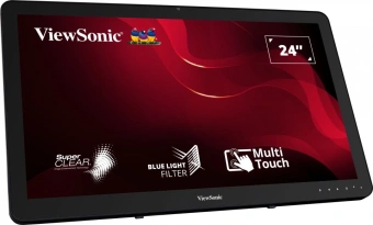 Монитор ViewSonic 23.6" TD2430 черный VA LED 16:9 HDMI M/M матовая 200cd 178гр/178гр 1920x1080 75Hz VGA DP FHD USB Touch 5.51кг - купить недорого с доставкой в интернет-магазине