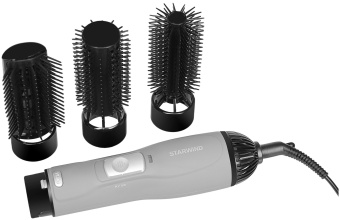Фен-щетка Starwind SHB 6050 800Вт серый/черный - купить недорого с доставкой в интернет-магазине