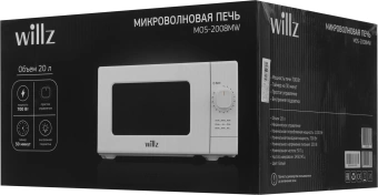 Микроволновая Печь Willz MOS-2008MW 20л. 700Вт белый - купить недорого с доставкой в интернет-магазине