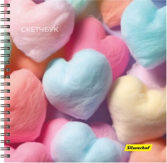 Скетчпад Silwerhof 20л. 190x190мм Нежность 4диз. гребень - купить недорого с доставкой в интернет-магазине