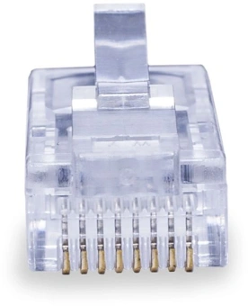 Коннектор Suprlan 10-0209 UTP кат.5E RJ45 серый (упак.:100шт) - купить недорого с доставкой в интернет-магазине