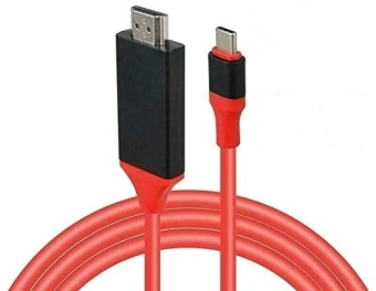 Кабель-переходник аудио-видео Premier L9G USB Type-C (m)/HDMI (m) 2м. красный (A2604RED) - купить недорого с доставкой в интернет-магазине