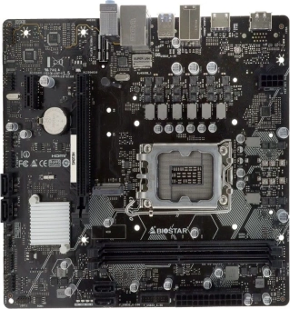 Материнская плата Biostar H610MS  Soc-1700 Intel H610 2xDDR4 mATX AC`97 8ch(7.1) GbLAN RAID+HDMI+DP - купить недорого с доставкой в интернет-магазине