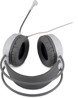 Наушники с микрофоном Оклик HS-L300G белый 2.2м мониторные оголовье (1796952) - купить недорого с доставкой в интернет-магазине