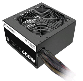 Блок питания Thermaltake ATX 600W TR2 S 80 PLUS WHITE 24pin APFC 120mm fan 5xSATA RTL - купить недорого с доставкой в интернет-магазине