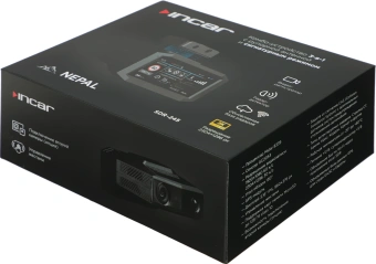 Видеорегистратор с радар-детектором Incar SDR-245 Nepal черный 1296p 130гр. GPS Mstar MSTAR 8339 - купить недорого с доставкой в интернет-магазине