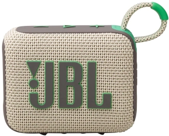 Колонка порт. JBL Go 4 бежевый/зеленый 4.2W 1.0 BT 850mAh (JBLGO4SAND) - купить недорого с доставкой в интернет-магазине