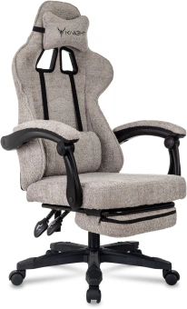 Кресло игровое Knight Lord/F бежевый Camby 20 крестов. пластик подст.для ног - купить недорого с доставкой в интернет-магазине