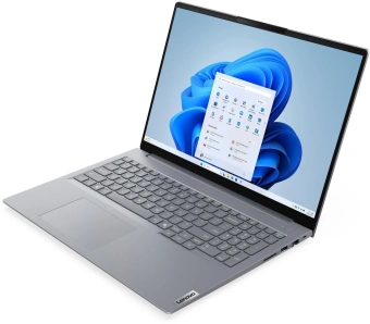 Ноутбук Lenovo Thinkbook 16 G8 IAL Core Ultra 7 255H 16Gb SSD512Gb Intel Arc 140T 16" IPS WUXGA (1920x1200) Windows 11 Pro grey WiFi BT Cam (21SK000CGQ) - купить недорого с доставкой в интернет-магазине