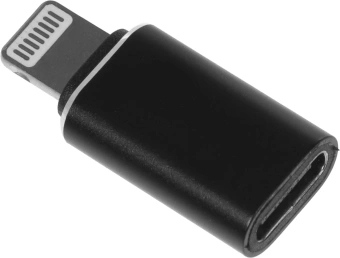 Переходник Buro BU-LIGHT-TYPEC(F) Lightning (m)-USB Type-C (F) черный - купить недорого с доставкой в интернет-магазине