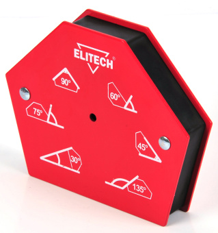 Магнитный угольник Elitech 0606.017800 100гр - купить недорого с доставкой в интернет-магазине