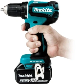 Дрель-шуруповерт Makita DDF485RFJ аккум. патрон:быстрозажимной (кейс в комплекте) - купить недорого с доставкой в интернет-магазине